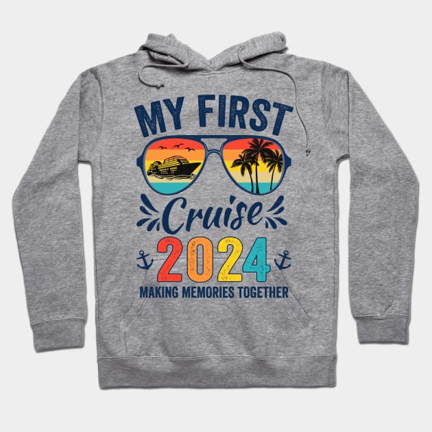 My First Cruise 2024 Hoodie by catador design